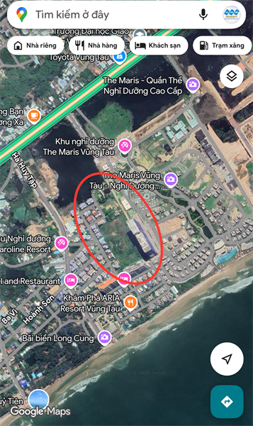 2HA ĐẤT MẶT BIỂN KHU LONG CUNG, THUỶ TIÊN, VŨNG TÀU.